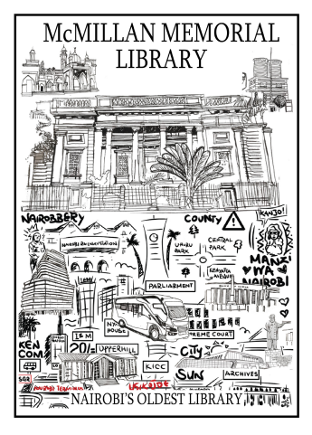 Unframed Wall Poster with McMillan Memorial Library Artwork