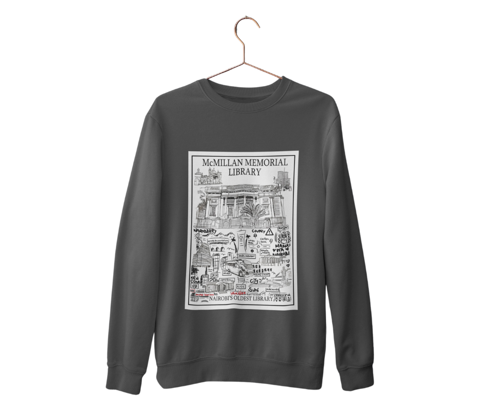 Sweatshirts with McMillan Memorial Library Artwork
